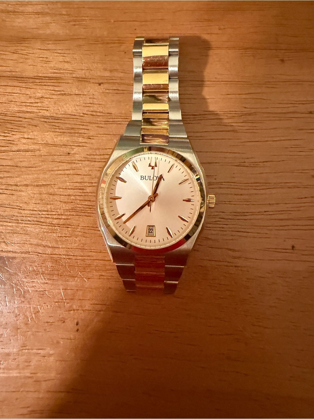 Bulova Two-Tone Dress Watch - Gold and Silver